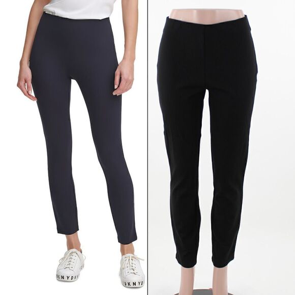 DKNY Slim Leg Pull On Ponte Ankle Pants - Picture 1 of 6